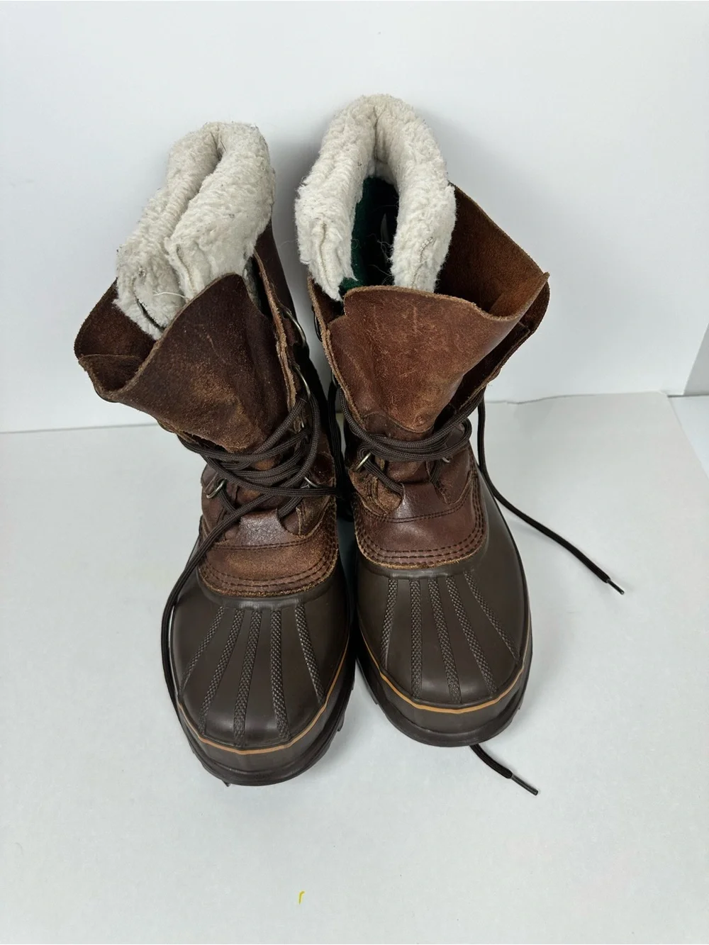 Sorel Kananaskis II Men’s Size 9.0 Brown Leather Insulated Snow Boots LM1002-200
